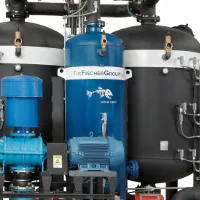Bone Dry blower-purge regeneration stage with hot purge air drying the desiccant